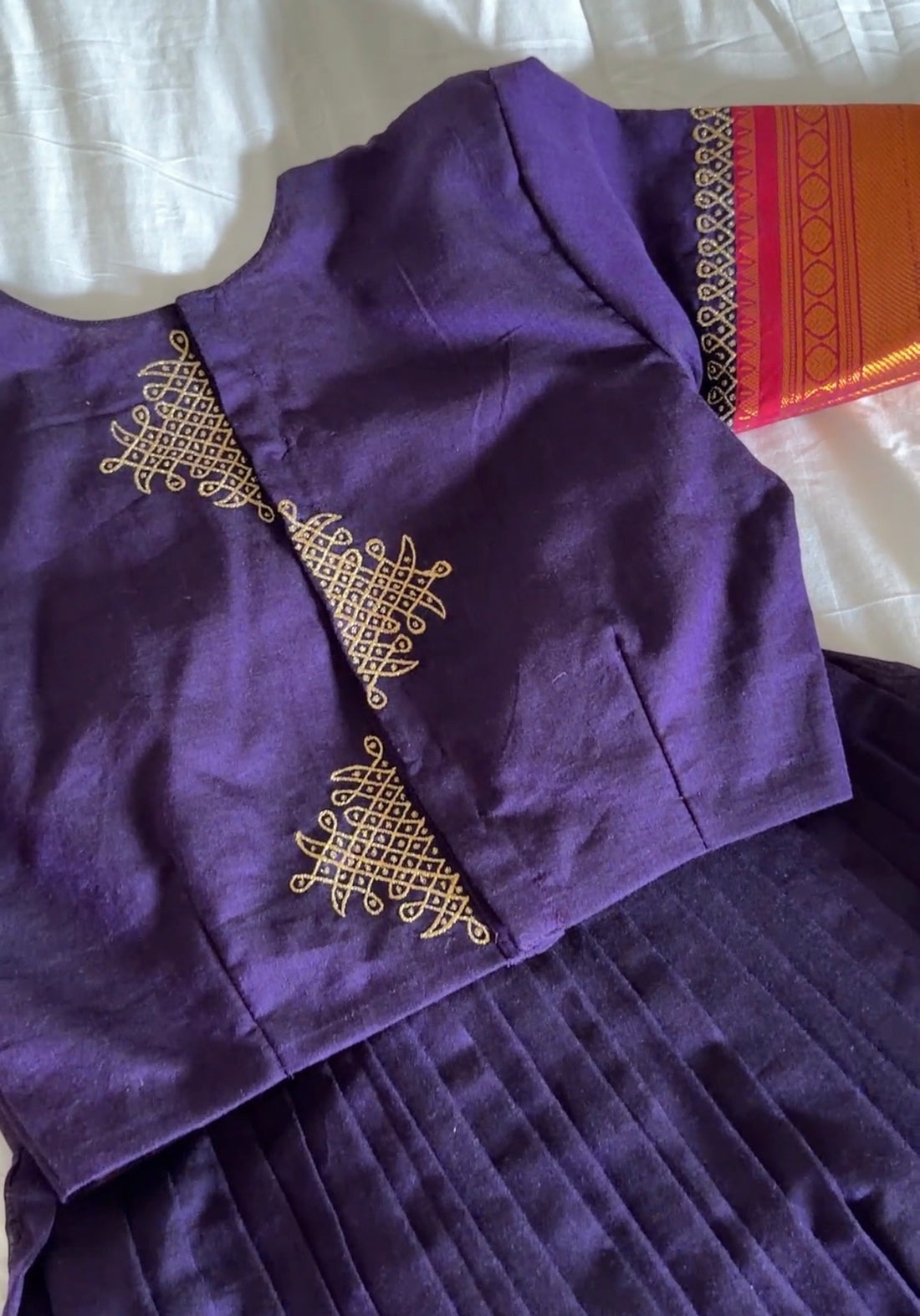 Violet halfsaree🍒