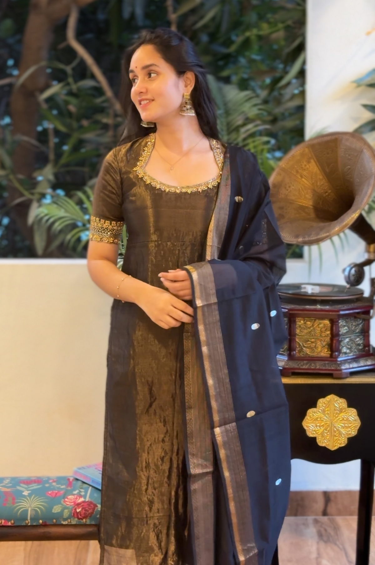 Black tissue dress