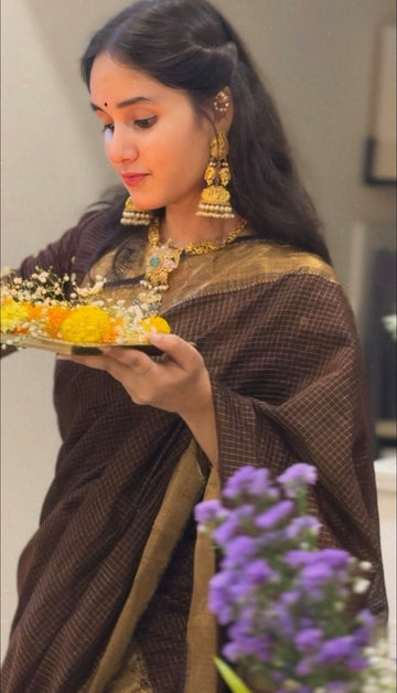 Maheswari silk handloom lehanga