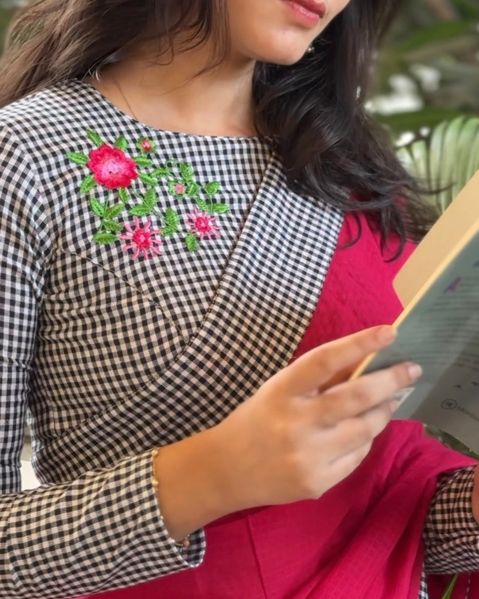 Pink checkers