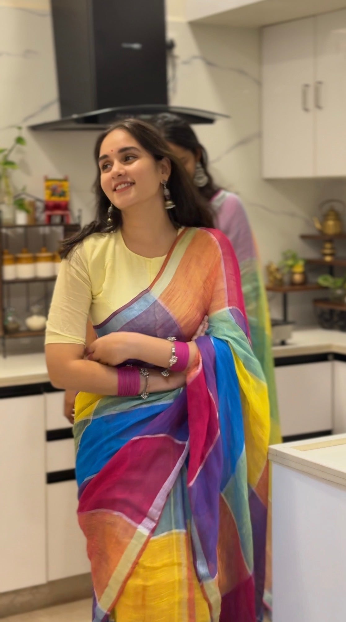 Rangoli Checks sarees
