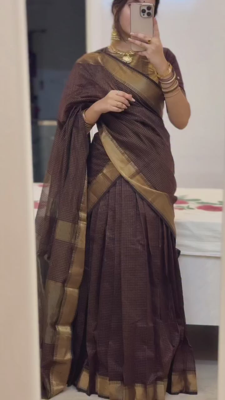 Maheswari silk handloom lehanga